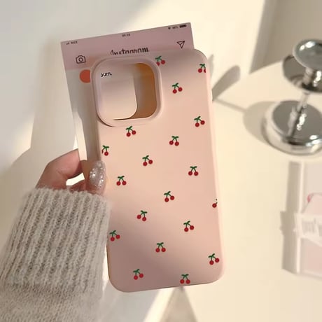 S75162 チェリードット iPhoneケース