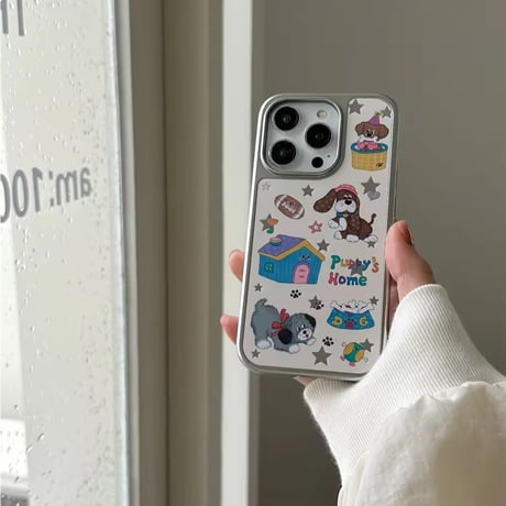 S74663 わんこのおうち iPhoneケース