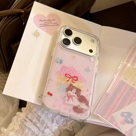 S75566 ドーリーハウスキャット iPhoneケース