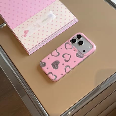 S75685 キラめきハートスター iPhoneケース