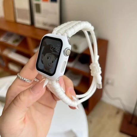 N00044 カラフル編み込みロープ Apple Watchバンド