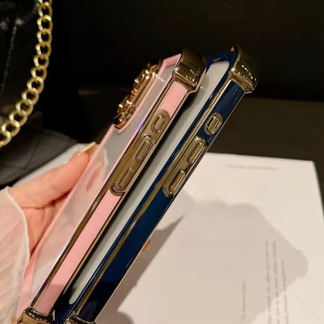 L62104 メタルエッジクリア iPhoneケース