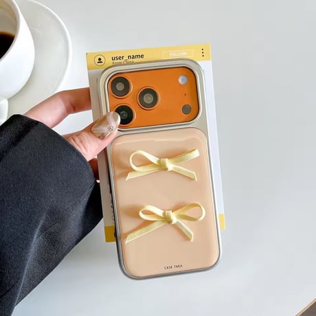 S75128 リボンツインのパステルiPhoneケース