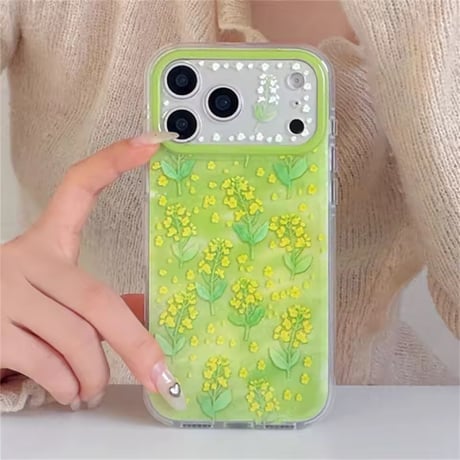 S75479 イエローフラワーiPhoneケース