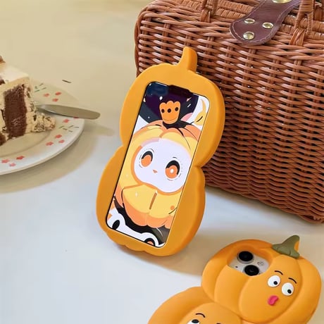 S74942 パンプキンフェイス iPhoneケース