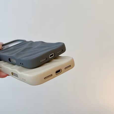 S75118 マットウェーブカラー iPhoneケース
