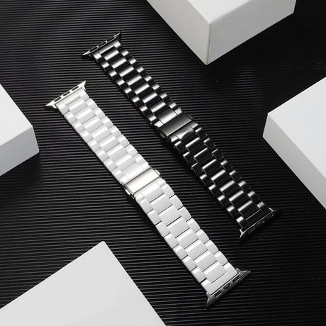 N00006 ハイグレードメタルリンク Apple Watchベルト
