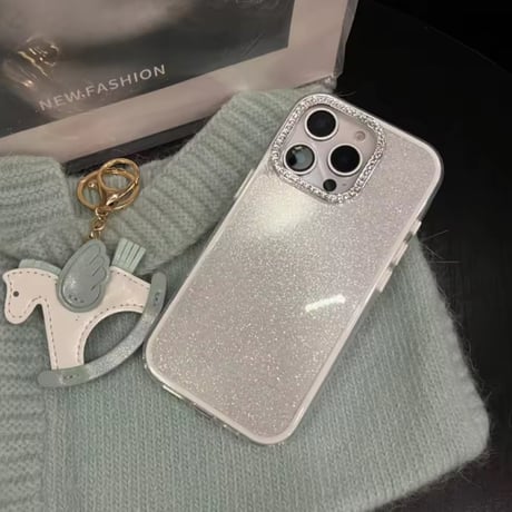 【即納商品】S74641 キラキラカメラフレームカラフルグリッターiPhoneケース