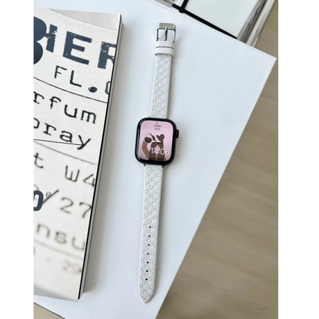 N00046 細身クロスステッチ風 Apple Watchベルト