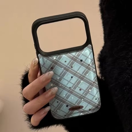 S75103 星くずチェック iPhoneケース
