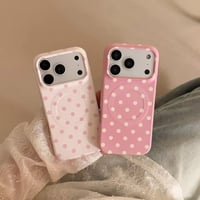 S75589 ピンクドットMagSafe対応iPhoneケース