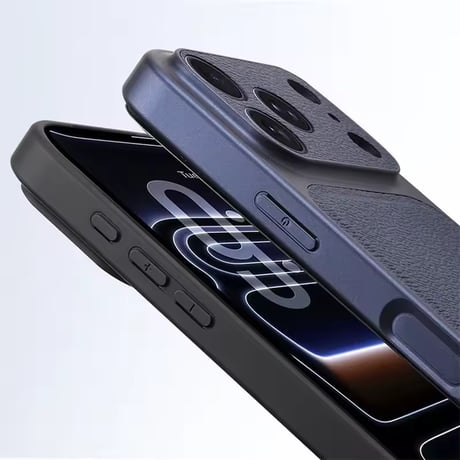 S75704 カスタムネーム レザー調iPhoneケース