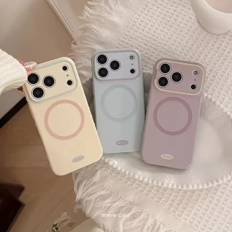 S75579 パステルカラーMagSafe対応iPhoneケース