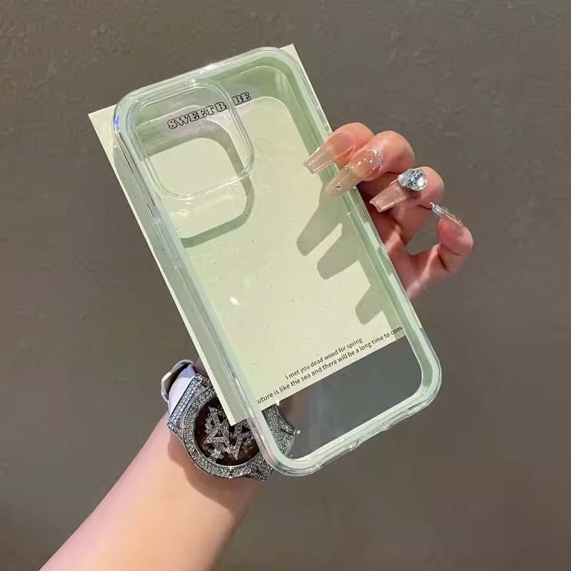 L62235 カラーフレームクリアiPhoneケース | nanomita