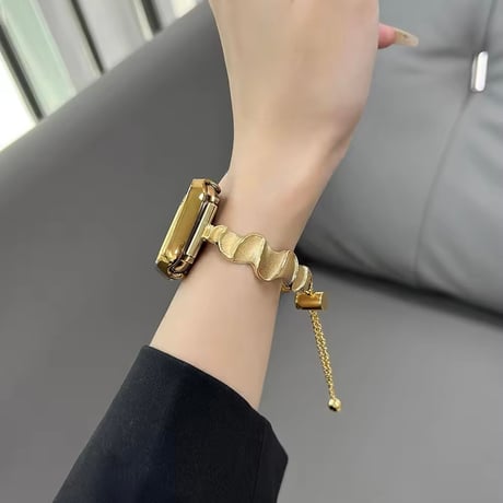 N00185 ウェーブチェーンのApple Watchベルト
