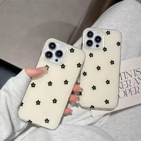S74789 モノトーンパターンiPhoneケース