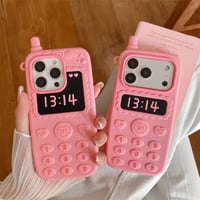 S75623 レトロコールピンク iPhoneケース