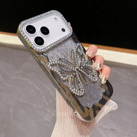 S74995 ジュエリーバタフライ iPhoneケース