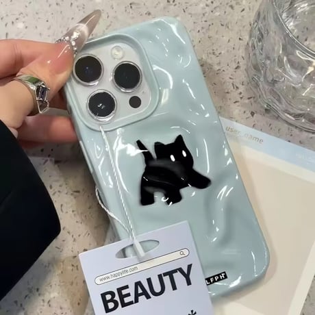 S75269 ゆるねこシルエットiPhoneケース