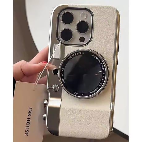 S75006 ヴィンテージカメラ風 iPhoneケース