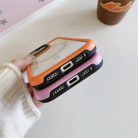 L62224 カラーバンパー MagSafe対応iPhoneケース