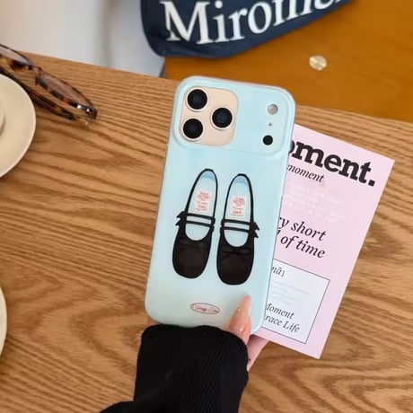 S75501 バレエシューズデザインiPhoneケース