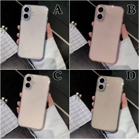 【即納商品】L62022 Twinkle Dust クリアiPhoneケース