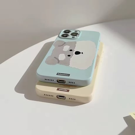 S75692 もふもふわんこiPhoneケース