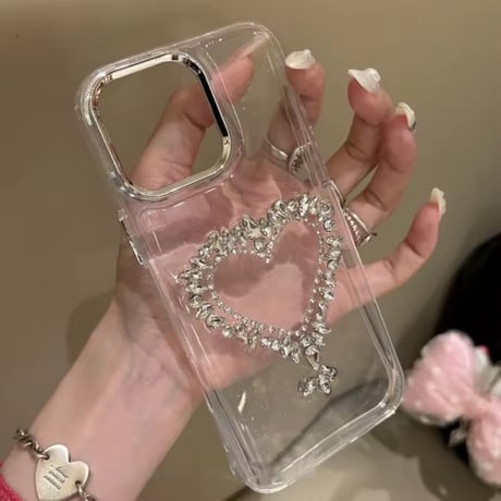 L62266 ジュエリーハート iPhoneケース