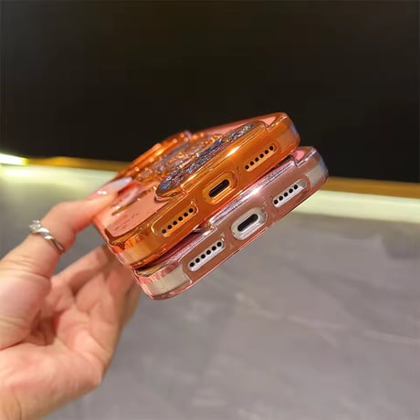 S75245 宇宙飛行士グリッター iPhoneケース