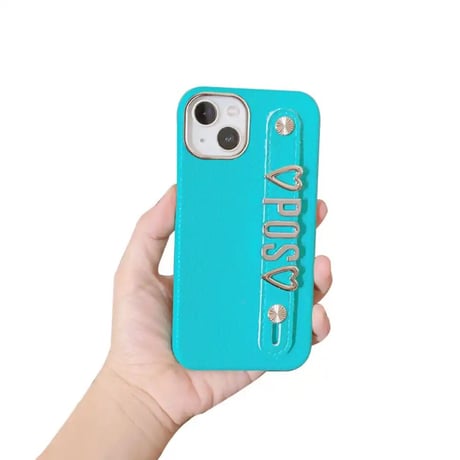 K22404  ネームカスタムレザーiPhoneケース