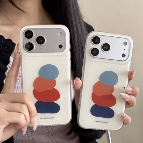 S75609 バランスストーンアート iPhoneケース