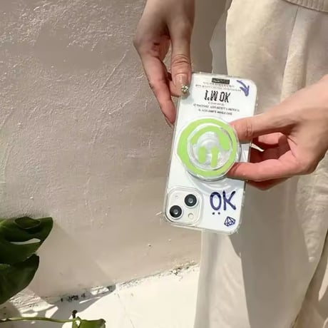 P0341 MagSafe対応にこちゃん＆バタフライグリップ