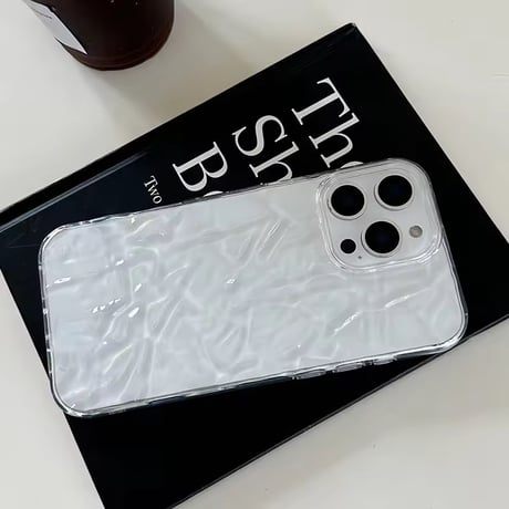 L62280 ニュアンスウェーブクリアiPhoneケース