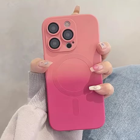 S75138 グラデーションカラー MagSafe対応 iPhoneケース