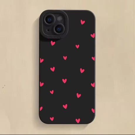 S74765 ちびハートドット iPhoneケース