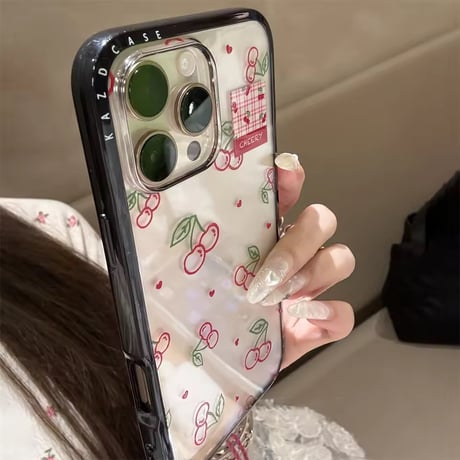 L62306 チェリードロップ iPhoneケース