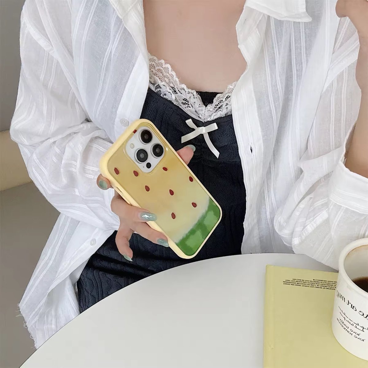 S74738 すいかのジューシーiPhoneケース | nanomita
