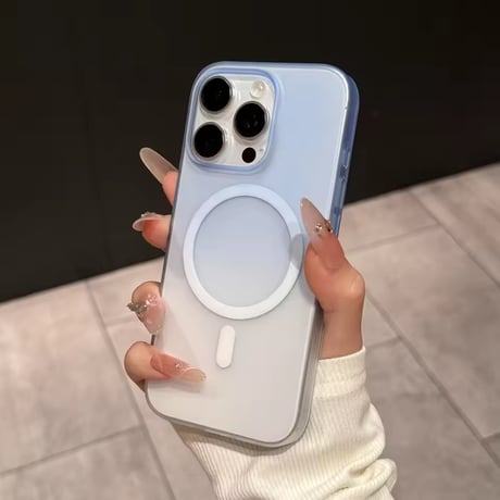 S74907 グラデーションカラフル MagSafe対応 iPhoneケース