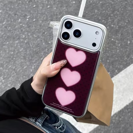 S75476 ハートラインiPhoneケース
