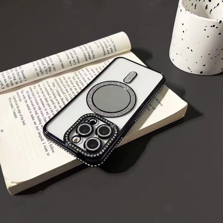 L62035 ジュエルフレーム MagSafe iPhoneケース