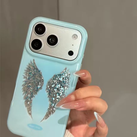 S75675 エンジェルウィンググリッター iPhoneケース