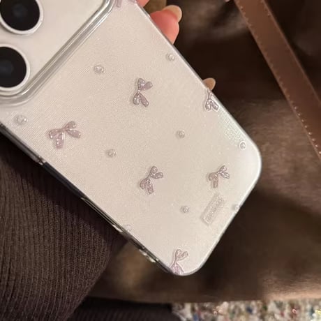 S75423 ミニリボンきらめきiPhoneケース