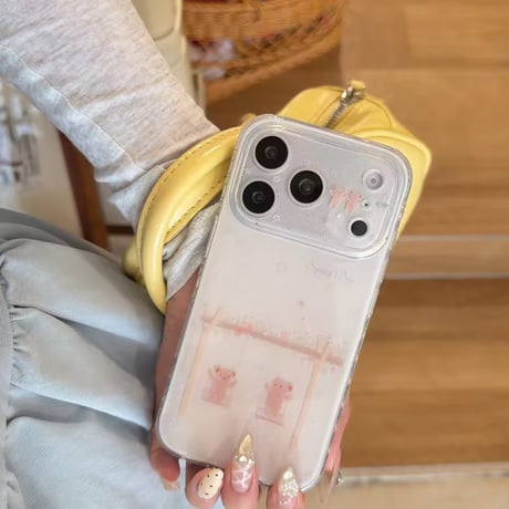 S75489 くまさんブランコiPhoneケース