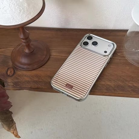 S75217 ミニマルストライプ iPhoneケース