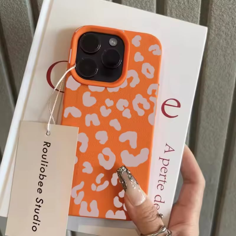 S74956 カラフルレオパード iPhoneケース | nanomita