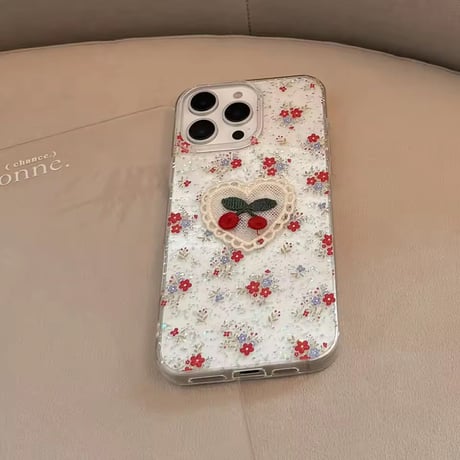 L62333 きらめきチェリーレース iPhoneケース