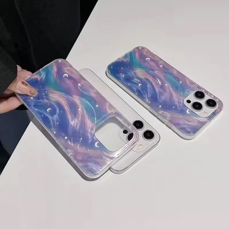 S75067 シャイニングウェーブ iPhoneケース