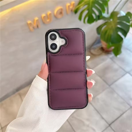S75116 キルティングエアクッション iPhoneケース