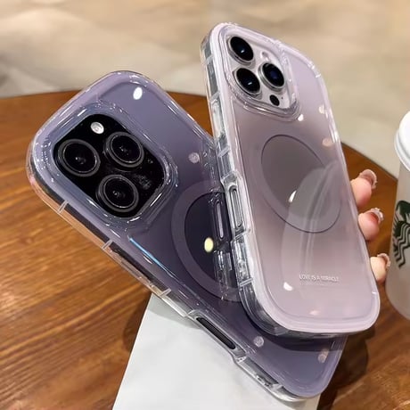 K22904 ストラップ付きカラーリング iPhoneケース（MagSafe対応）